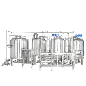 Tiantai 7BBL Micro Nano Brauerei system Edelstahl 3 Gefäß Dampf beheiztes Brauhaus Bierbrau system