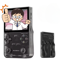 Console de jeu portable rétro Kinhank K36, écran IPS de 3,5 pouces, double joystick, 16 000 jeux vidéo, style rétro, lecteur de jeux portable