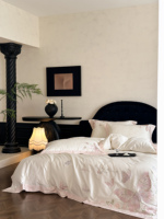 Ensemble de literie Sufang 300TC 100% coton brodé de papillons, 4 pièces, housse de couette, taie d'oreiller, taille king queen, taille personnalisée, qualité OEKO-TEX
