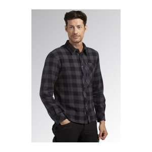 DIADORA UTILITY - 702.179456-C0002/XXL Camisa de franela a cuadros negra/antracita-CAMISAS DE TRABAJO EAN 8053607082001 - Product Image 2