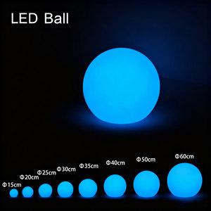 Đèn bóng PE nhiều kích cỡ bán chạy nhất nhà máy, thân thiện với môi trường, chống thấm nước, pin RGB, dùng cho quán bar, đồ nội thất, sự kiện, công viên, trang trí KTV - Product Image 4