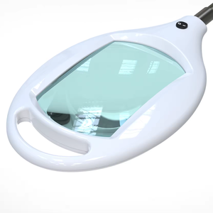 6.85"x4.25" 3 Diopter 100V/120V Telescopic Tube Magnifying Glass Light Flexible Gooseneck Reading Floor <b>Stand</b> Lamp - Product Image 2