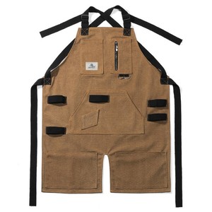 Outdoor Workwear Denim Canvas <strong>Painter</strong> Apron Gardener Apron Anti Fouling Waterproof Strap Large Apron - Product Image 2