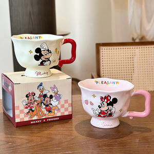 Tazza <span class=keywords><strong>da</strong></span> Caffè di Pregio in Porcellana a Forma di <span class=keywords><strong>Topolino</strong></span>, Utilizzabile in Microonde e Lavastoviglie, per Tè, Latte e Acqua, Idea Regalo Creativa per la Casa - Product Image 1