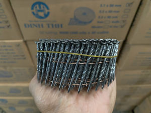 ตะปูม้วนเคลือบสังกะสีแบบจุ่มร้อน ขนาด 2.3 ซม. ทนทาน ขนาด 50 มม. พร้อมเกลียวสำหรับยึดงานไม้ ใช้กับพาเลท - Product Image 3