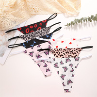 Yicheng Strings et tangas sexy transparents pour femmes, culottes bikini taille basse, style Bf Pictures