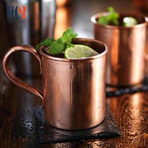 Consegna rapida in fabbrica 450ml di mulo di mosca tazza di rame 100% rame puro e spesso con forte manico rivettato da muli di rame - Product Image 6