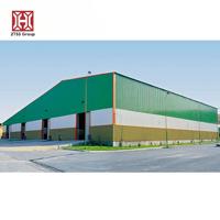 Bâtiment en acier préfabriqué léger ZTSS pour devanture de magasin de détail, centre commercial, avec services de cintrage, découpe et soudage sur mesure pour entrepôts