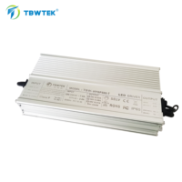 TBWTEK Transformateur LED Driver 110V 220V 240V 277V Tension de sortie constante 24V 36V 48V 500W Étanche Linéaire Dimmable OEM ODM