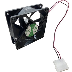 พัดลม DC 80 มม. 12V แบบลูกปืนน้ำมัน 2 พิน สำหรับเคสคอมพิวเตอร์ - Product Image 5