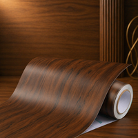 Meubles en PVC de style moderne, papier peint texturé classique à grain de bois, film de décoration auto-adhésif imperméable pour surface