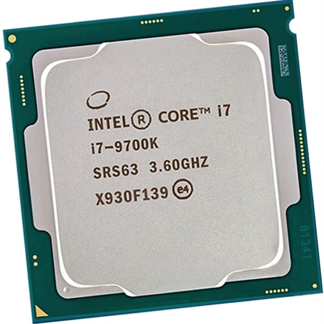 For Brand New or Used Pull Clean Desktop 9th INTEL CPU I7-9700K SRG15 SRELT3.6GHz 65W TDP LGA1151