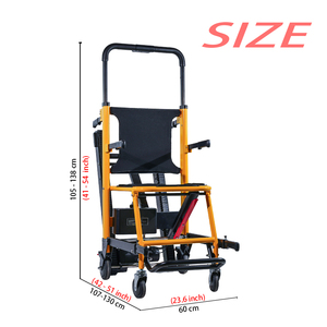 <span class=keywords><strong>Silla</strong></span> <span class=keywords><strong>de</strong></span> <span class=keywords><strong>ruedas</strong></span> <span class=keywords><strong>de</strong></span> barrera <span class=keywords><strong>para</strong></span> escaleras <span class=keywords><strong>de</strong></span> escalada gratis con freno electromagnético, suministros <span class=keywords><strong>de</strong></span> terapia <span class=keywords><strong>de</strong></span> rehabilitación alimentados por batería <span class=keywords><strong>de</strong></span> litio - Product Image 6