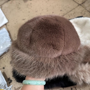 Fff3002 Mùa Đông Ấm Áp Sang Trọng Fluffy Mờ Lông Xô <span class=keywords><strong>Hat</strong></span> Tùy Chỉnh Trượt Tuyết Ngư Dân Mũ Mùa Đông Faux Lông Xô <span class=keywords><strong>Hat</strong></span> Cho Phụ Nữ - Product Image 6