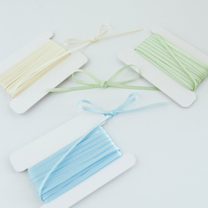 Nine-Colored Ribbon 3mm Double-Faced Satin Polyester Ribbon Solid Color Diy Craft Material For Hair Accessory Bookmark - Product Image 4