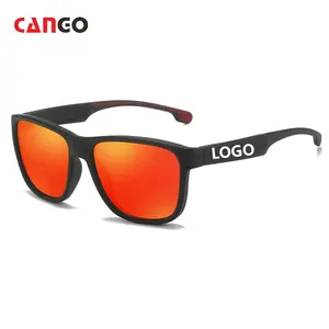 Cango Mirror Trending Sunglasses Wholesale Square Custom Sunglasses Logo Glasses Driving Fashion Glasses