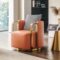 Chaise de canapé paresseux simple rotative de luxe italien nordique pour chambre balcon salon et hôpital pour les loisirs et l'hôtel familial