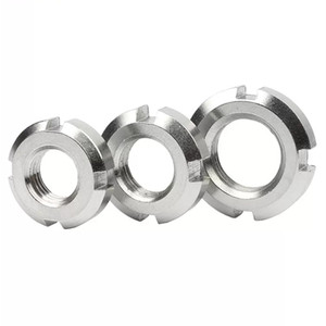 Tuerca de Seguridad M200 de Acero Inoxidable GB812, Tuerca Redonda Ranurada / Tuerca de Bloqueo - Product Image 4