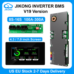JK BMS V19 Inversor Inteligente BMS PCBA 8S~16S 24V 48V 200A 1A 2A con Balance Activo para Baterías Lifepo4 Li-ion LTO y Pantalla de Almacenamiento de Energía - Product Image 1
