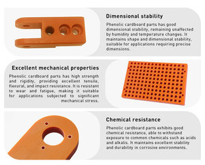 Tỏa sáng vũ trụ Bakelite cách điện aterial textolite Nâu/cam/đen màu Bakelite tấm 1000 Sản xuất tại Trung Quốc - Product Image 3
