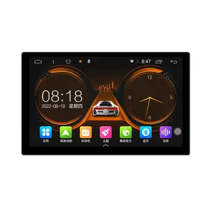 13 Inch Android Universele 2 Din Ips Hd Touchscreen Obd2 Gps & Navigatie Auto Multimediasysteem Dvd-Speler