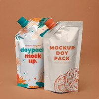 Op maat gedrukte, gevormde, hoogwaardige, food grade drinktuit-zakjes voor gelei en fruitsap