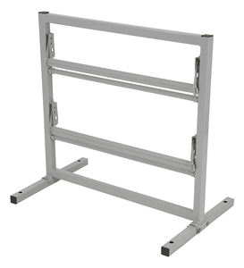 JH-Mech Gris Papier Rouleaux Présentoir Heavy Duty 24 "Double Rouleau Horizontal École Acier Rouleau Papier Rack Cutter Distributeur - Product Image 3