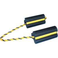 Bloc antidérapant en caoutchouc pour avion de taille personnalisée Cales pour pneus Parking pour roues de camping-car avec corde
