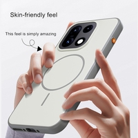 Étui magnétique professionnel pour OnePlus 15, finition mate givrée, toucher agréable, coque de téléphone portable antichoc 2 en 1 en TPU+PC pour OnePlus 15