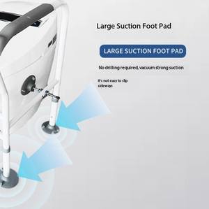 Toilette portable - Conception conviviale pour les personnes âgées avec hauteur réglable - Product Image 4