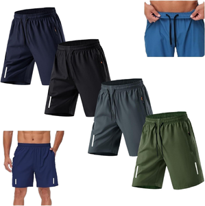 Shorts de sport d'été pour adolescents, coupe courte, avec cordon de serrage, en polyester respirant à séchage rapide, de haute qualité, pour garçons, décontractés, pour la plage - Product Image 2