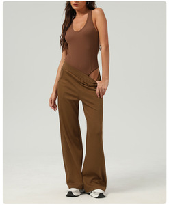 Pantaloni larghi larghi svasati tuta da Yoga tuta da ballo da <span class=keywords><strong>donna</strong></span> allenamento allenamento body da <span class=keywords><strong>donna</strong></span> Sexy body da palestra da <span class=keywords><strong>donna</strong></span> - Product Image 2