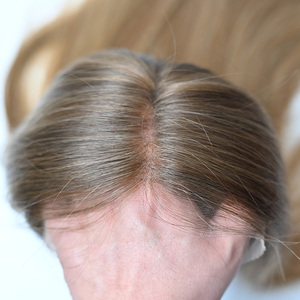 Peluca <span class=keywords><strong>con</strong></span> malla frontal Suiza resaltada de cabello Remy virgen chino 100% de aspecto natural - Product Image 1