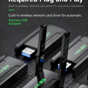 อะแดปเตอร์ USB3.0 ภายนอกแบบ Dual Band WiFi + BT 2.4G 5GHz การ์ดไร้สายสำหรับพีซี 1300Mbps พร้อมไดรเวอร์ในตัว - Product Image 5