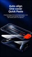 Protector de Pantalla para Teléfono con Alineación Automática, Sin Polvo, Fácil de Instalar, Cobertura Total, Anti-Espía, para 18 17 16 15 Pro Max