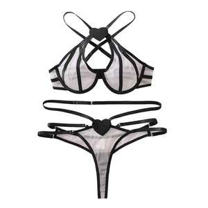 Conjunto de Sujetador Deportivo de Encaje Floral sin Costuras para Mujer, Talla Grande, Bordado 3D, Tejido Dobby de Spandex/Poliéster, para Lactancia - Product Image 2