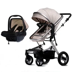 Du lịch hệ thống với chiều cao có thể điều chỉnh đảo ngược ghế xe đẩy em bé Trọng lượng nhẹ khung nhôm với ghế ngồi xe trẻ sơ sinh