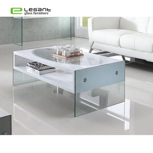 <span class=keywords><strong>Tavolino</strong></span> da Caffè Grande a Due Piani in <span class=keywords><strong>Plexiglass</strong></span> <span class=keywords><strong>Nero</strong></span> Design Moderno - Product Image 2