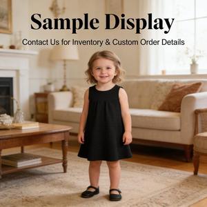 Robe Jacquard Personnalisée <span class=keywords><strong>pour</strong></span> Bébé Fille, Robe de Fête sans Manches <span class=keywords><strong>pour</strong></span> <span class=keywords><strong>Nourrisson</strong></span>, Robe en Polyester Élasthanne <span class=keywords><strong>pour</strong></span> Tout-Petits, Robe Bébé OEM ODM - Product Image 6