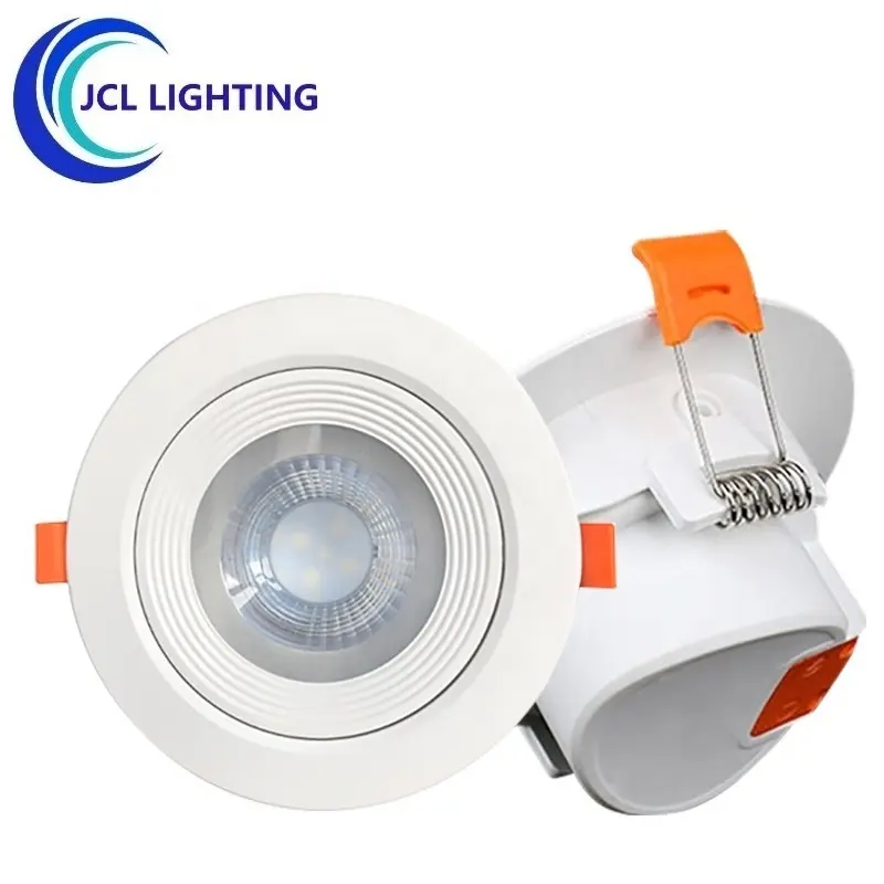 Modern Adjustable IP20 Indoor skd Plastic 7w 9w MSD Round Recessed Spot Downlight LED Light