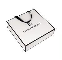 Sacs d'Emballage Personnalisés pour Shopping en Gros, en Papier Kraft Imprimé avec Poignées, de Luxe, Recyclables, pour Vêtements et Logos de Marques de Détail
