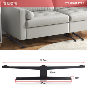 Patas de Muebles Xinhua Xuan, Hierro con Electrochapado, Forma de V, Soporte Resistente para Sofá, Mesa de Centro, Mueble para TV - Product Image 3