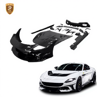 Kit carrosserie en fibre de carbone sèche style MSY pour Ferrari Roma : séparateur de pare-chocs avant, diffuseur arrière, aileron de coffre, jupes latérales
