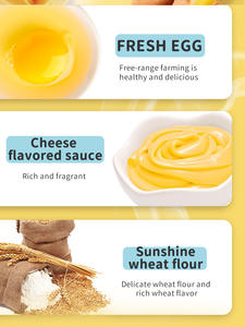 Cheese Burst Egg Puffs-Snack rempli de fromage doux et gluant, un régal savoureux pour le petit-déjeuner et les fringales à tout moment - Product Image 5