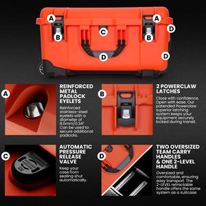 Free sample Eva Toolbox <b>Suitcase</b> Shockproof case Accessory <b>Plastic</b> case Photographic Equipment Protective Carrying case Foam - Product Image 5