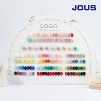 JOUS Nouveau vernis à ongles fluorescent nacré 150 couleurs, vernis à ongles gel mat/brillant UV/LED pour usage professionnel en salon