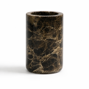 Juego de Accesorios de Baño de Mármol Oscuro Emperador OEM, Juego de Baño de Mármol Marrón Natural, Accesorios de Baño Marrón Oscuro - Product Image 5