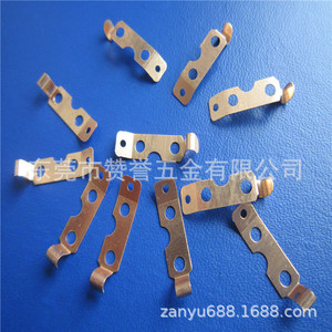 แผ่นทองแดงฟอสเฟอร์บรอนซ์แบบสปริงนำไฟฟ้า ZY-204 พร้อมขั้วต่อทองเหลือง H65 สำหรับเชื่อมต่อไฟฟ้าและขั้วต่ออัตโนมัติ - Product Image 2