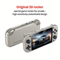 Nouvelle console de jeu portable rétro RC M17, écran couleur 4,3 pouces, 64 Go, batterie 5000 mAh, plus de 20000 jeux, lecteur de jeux classique EM