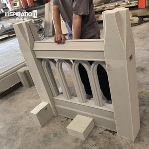 Colonne en céramique expansée pour élément décoratif de sommet de pilier et panneau <span class=keywords><strong>mural</strong></span> en céramique expansée pour design d'entrée - Product Image 2